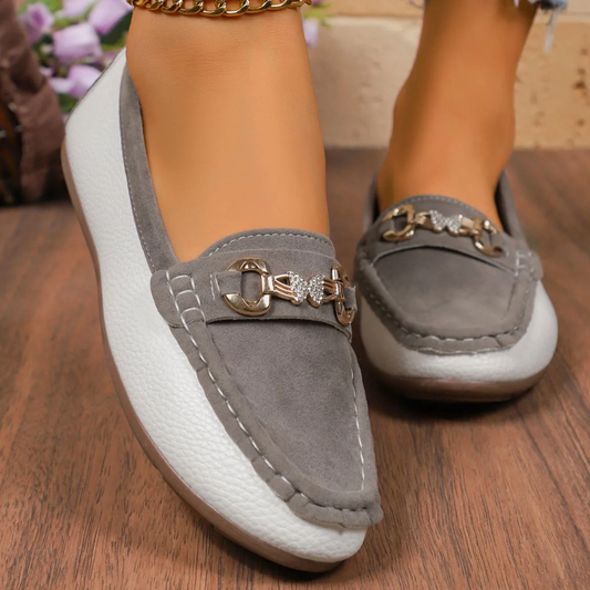 Diamond Metal Slip-on Shoes