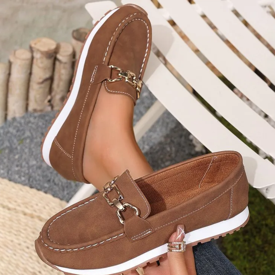 Comfortable Metal Slip-on Shoes