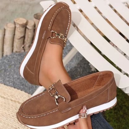 Comfortable Metal Slip-on Shoes